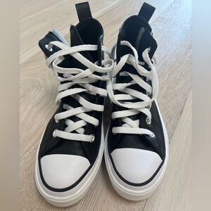 CONVERSE CHUCK TAYLOR ALL STAR LUGGED LIFT PLATFORM LEATHER LIKE - KIDS